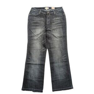 Lane Bryant Jeans NWT Plus Size 16 Curvy Fit Boot Cut Faded Denim NEW